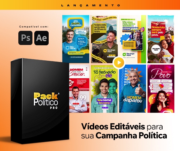 Pack Político PRO - Edição para After Effects